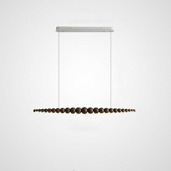 Реечный, рядный светильник BROLLE Dark Brown by ImperiumLoft