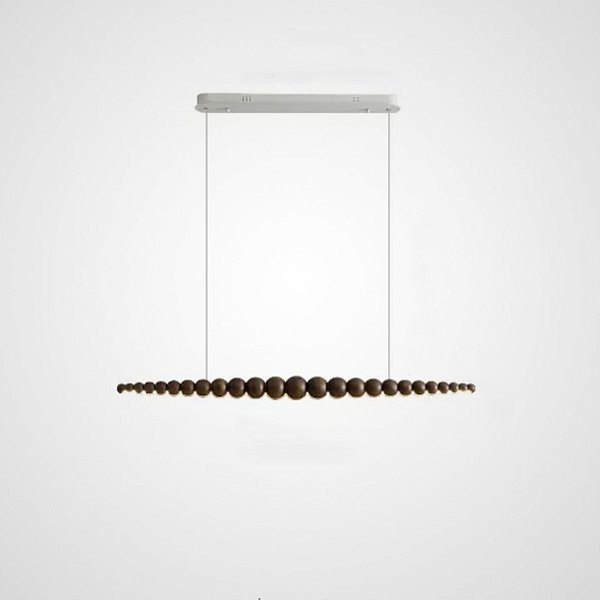 Реечный, рядный светильник BROLLE Dark Brown by ImperiumLoft
