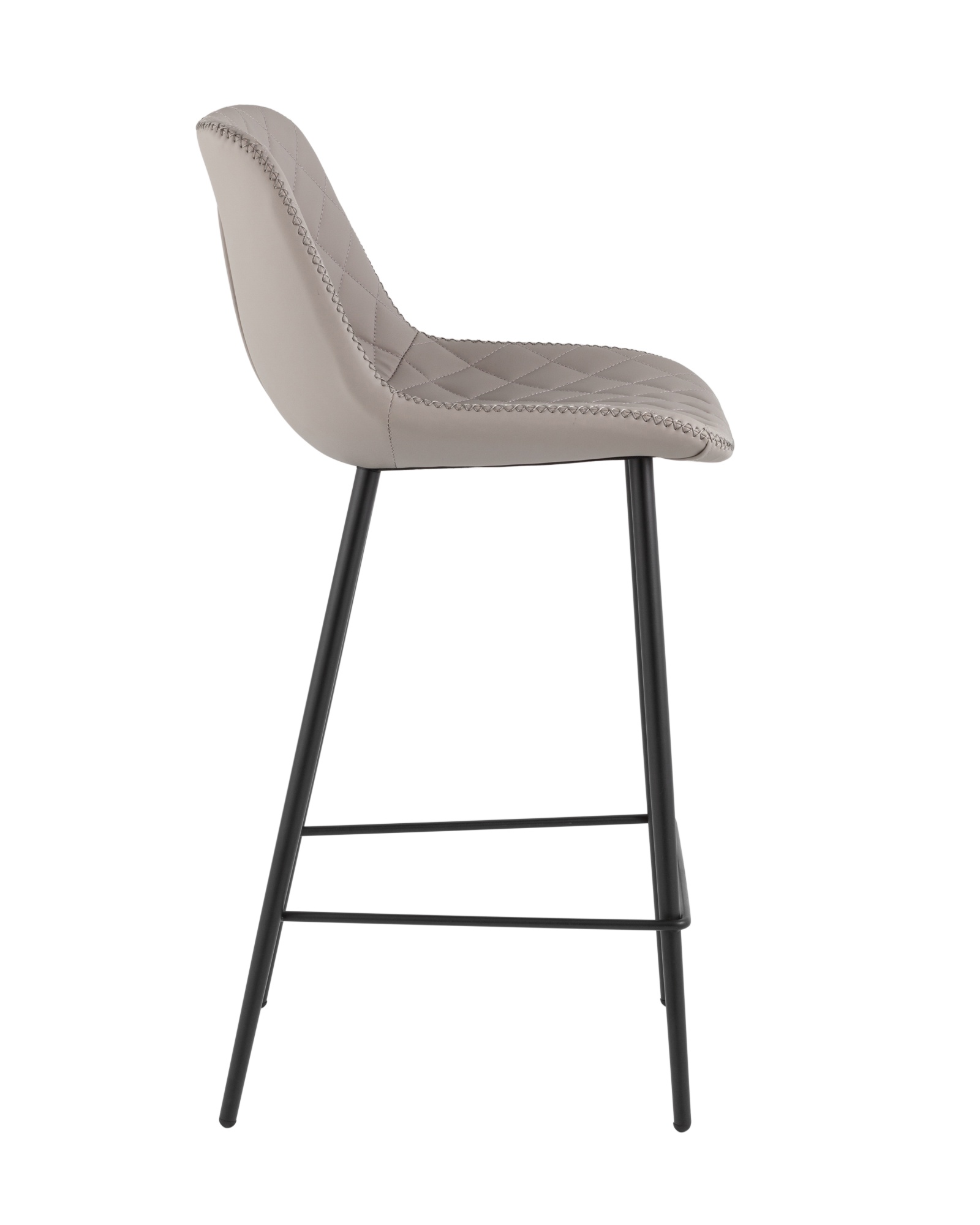 Стул барный Arch экокожа серый Stool Group