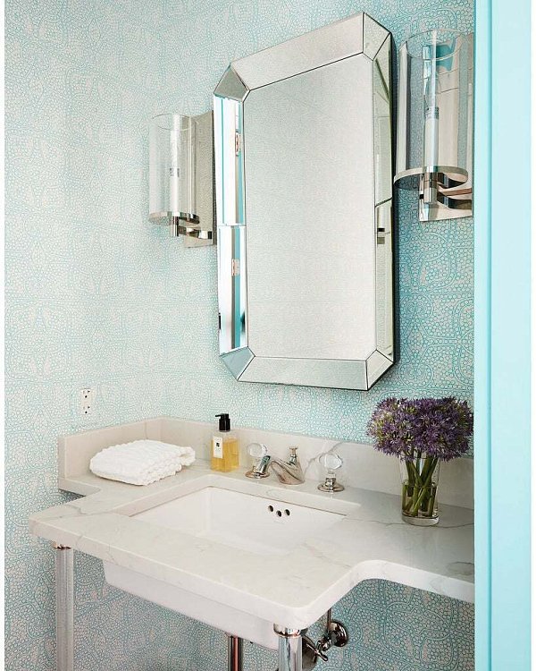 Прямоугольное настенное зеркало Вудроу Louvre Home LHVM620