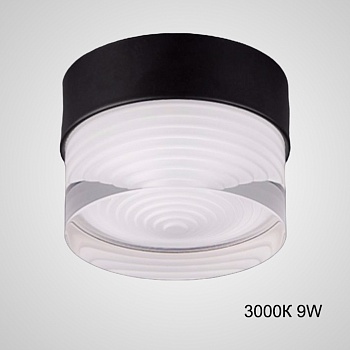 Точечный светодиодный светильник FEST Black 3000К 9W by ImperiumLoft