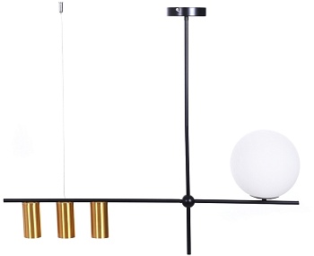 Подвесной светильник Lumina Deco LDP 6042-4 BK+MD