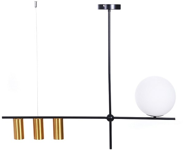 Подвесной светильник Lumina Deco LDP 6042-4 BK+MD