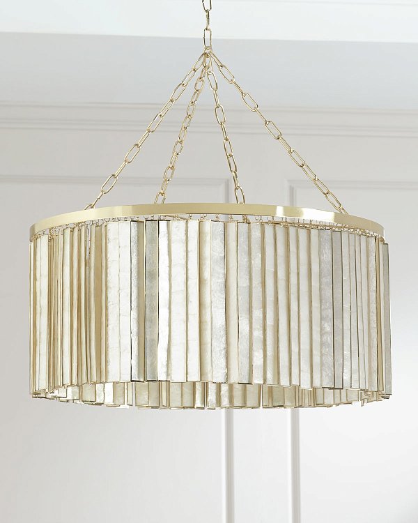 Круглая золотая люстра Фресно Louvre Home LHLCH201023SWL