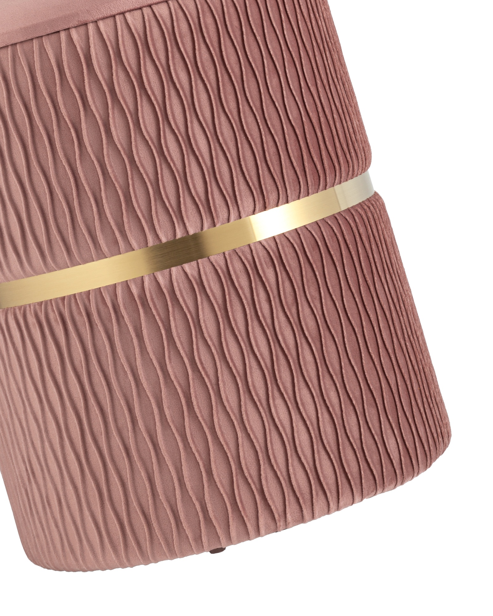 Пуф Джесси с ящиком велюр розовый Stool Group