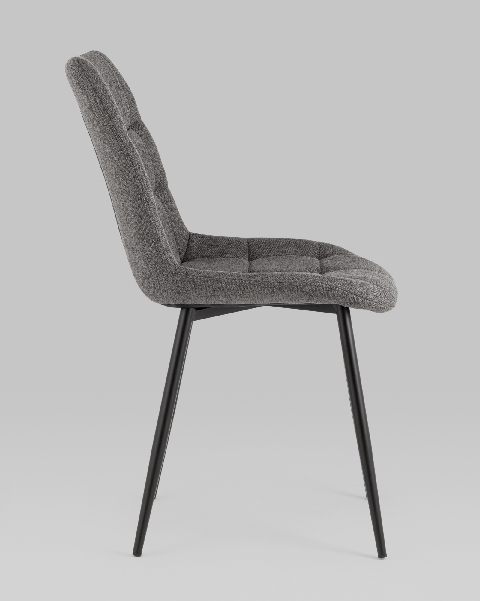 Стул Флекс New рогожка Lumos темно-серый Stool Group