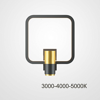 Настенный светильник DAGVEIG B Black Трехцветный свет by ImperiumLoft