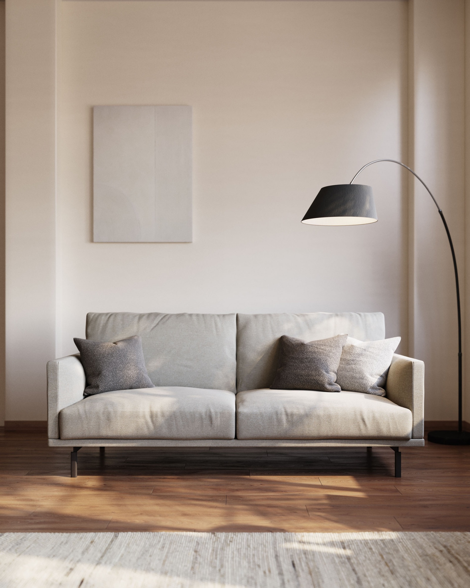 Торшер Lee черный La Forma (ex Julia Grup)