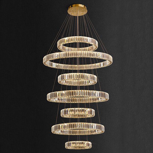 Подвесная люстра BERTOLDA COMBO D50+90+60+100+70+110+80 by ImperiumLoft