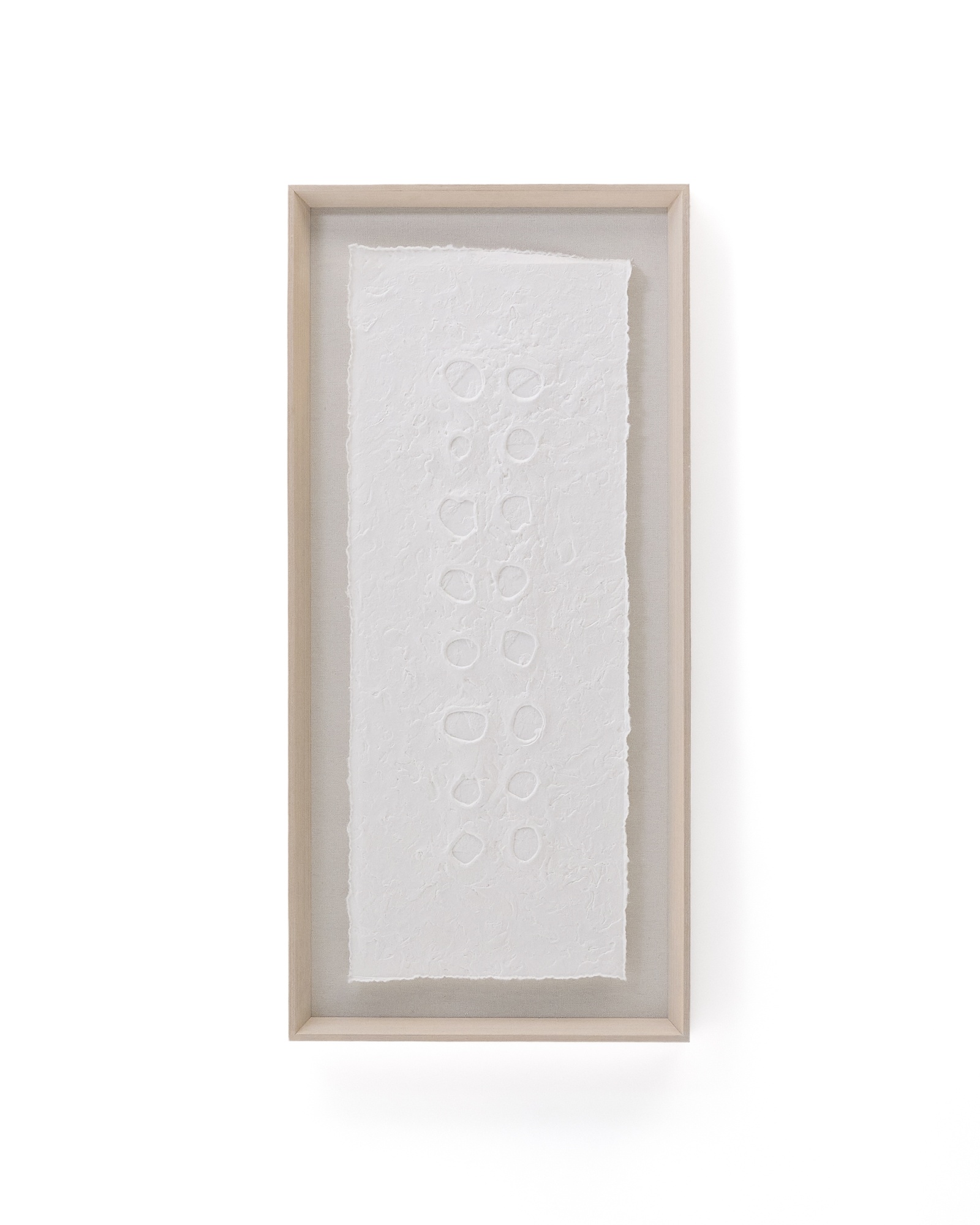 Olvin Абстрактная картина на белой бумаге с рельефным рисунком La Forma (ex Julia Grup)