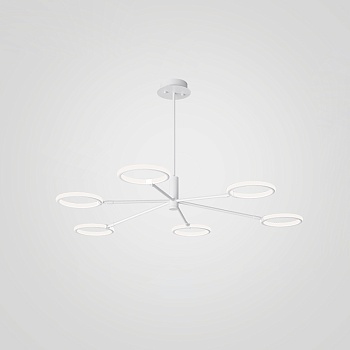 Люстра на штанге RINGLETS A White by ImperiumLoft