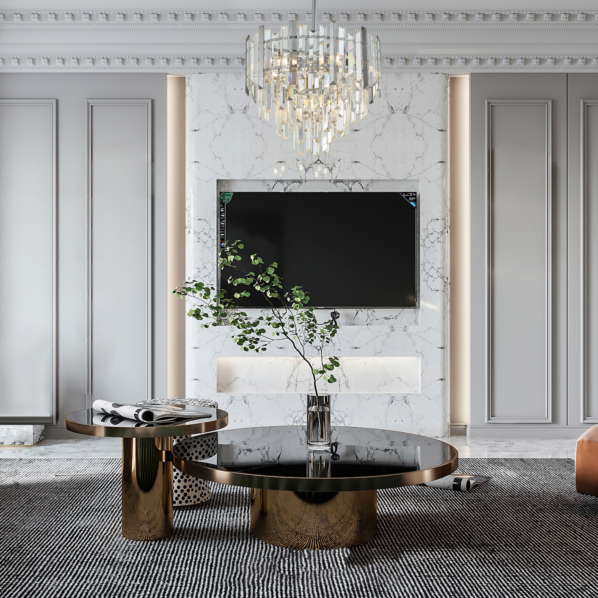 Люстра 374409/6/300/400 CR Arte Milano