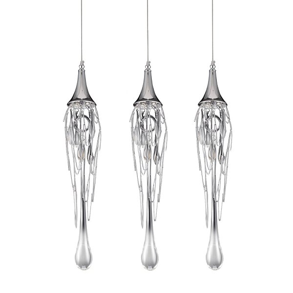 Подвесной светильник  Delight Collection Goddess Tears 3 chrome