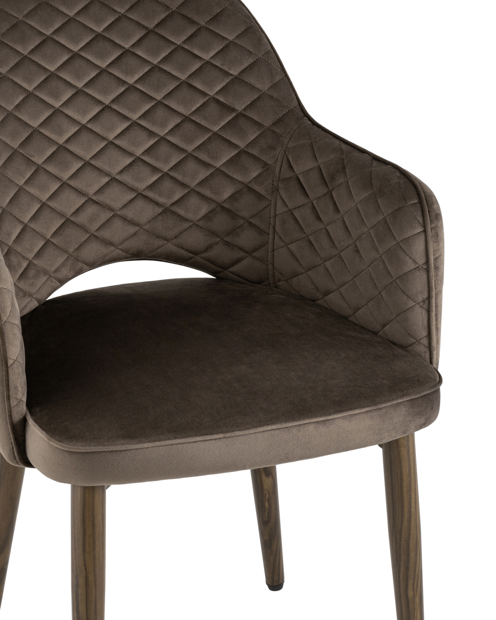 Стул Венера диамант велюр коричневый Stool Group