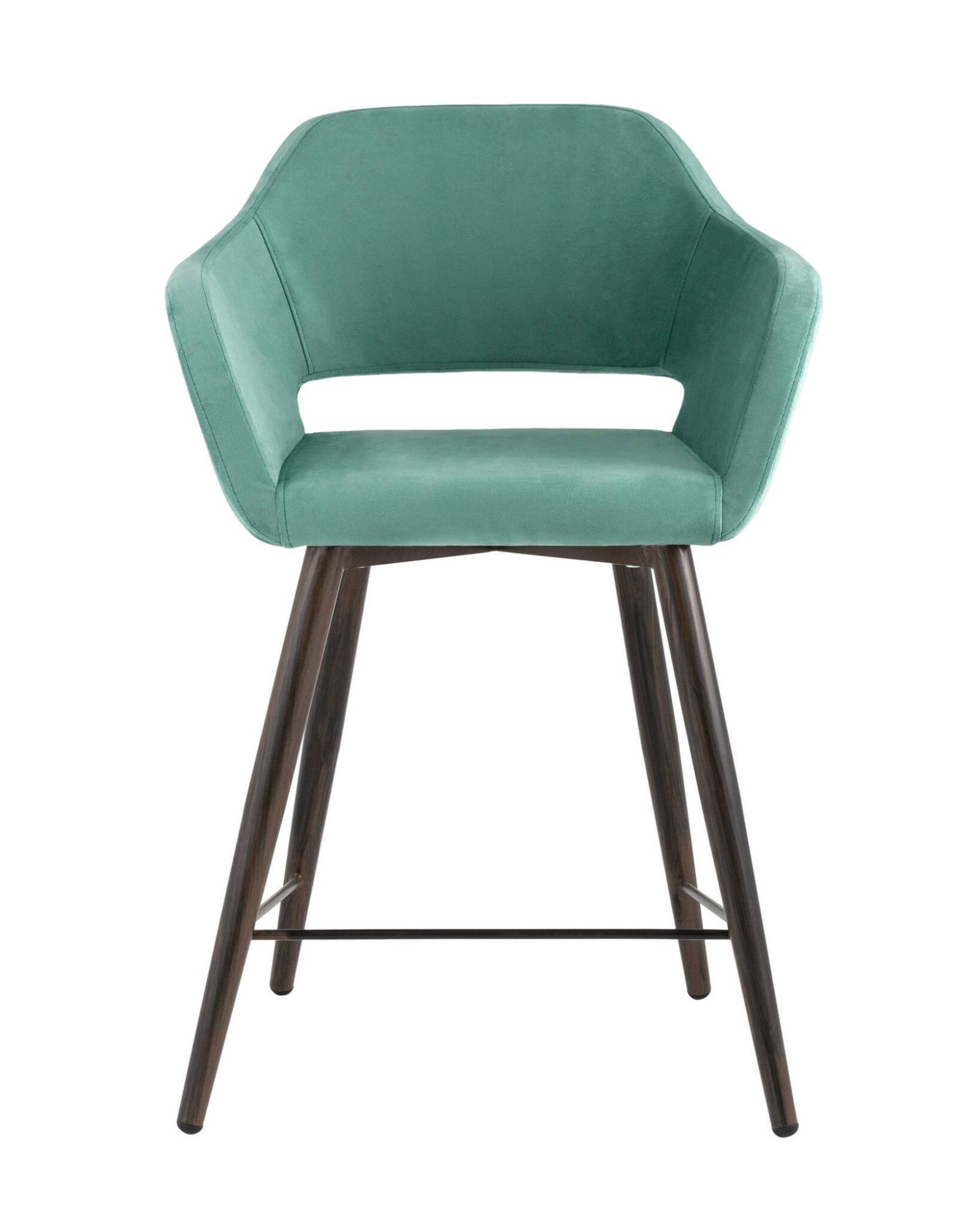 Стул полубарный Саймон велюр морской Stool Group