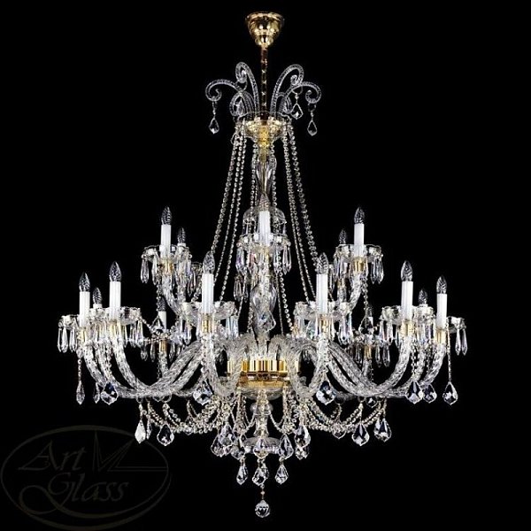 Люстра Artglass MIRELA XVIII. POLISHED CE