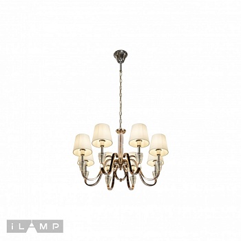 Подвесная люстра iLamp P2424-8 Nickel
