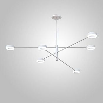 Подвесная люстра ATISSA S 6 D115 White by ImperiumLoft