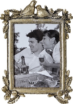 Фоторамка настольная с птичками Glasar 57-468