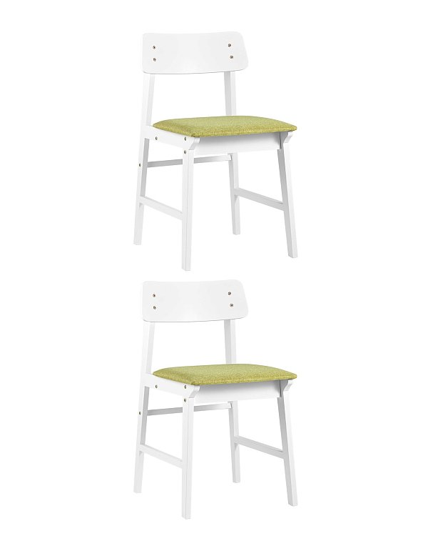 Стул ODEN WHITE оливковый 2 шт. Stool Group