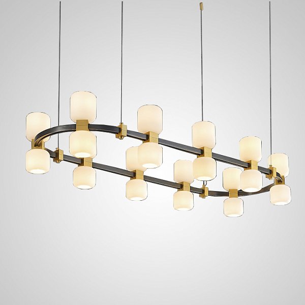 Подвесная люстра WENDEL L20 White by ImperiumLoft