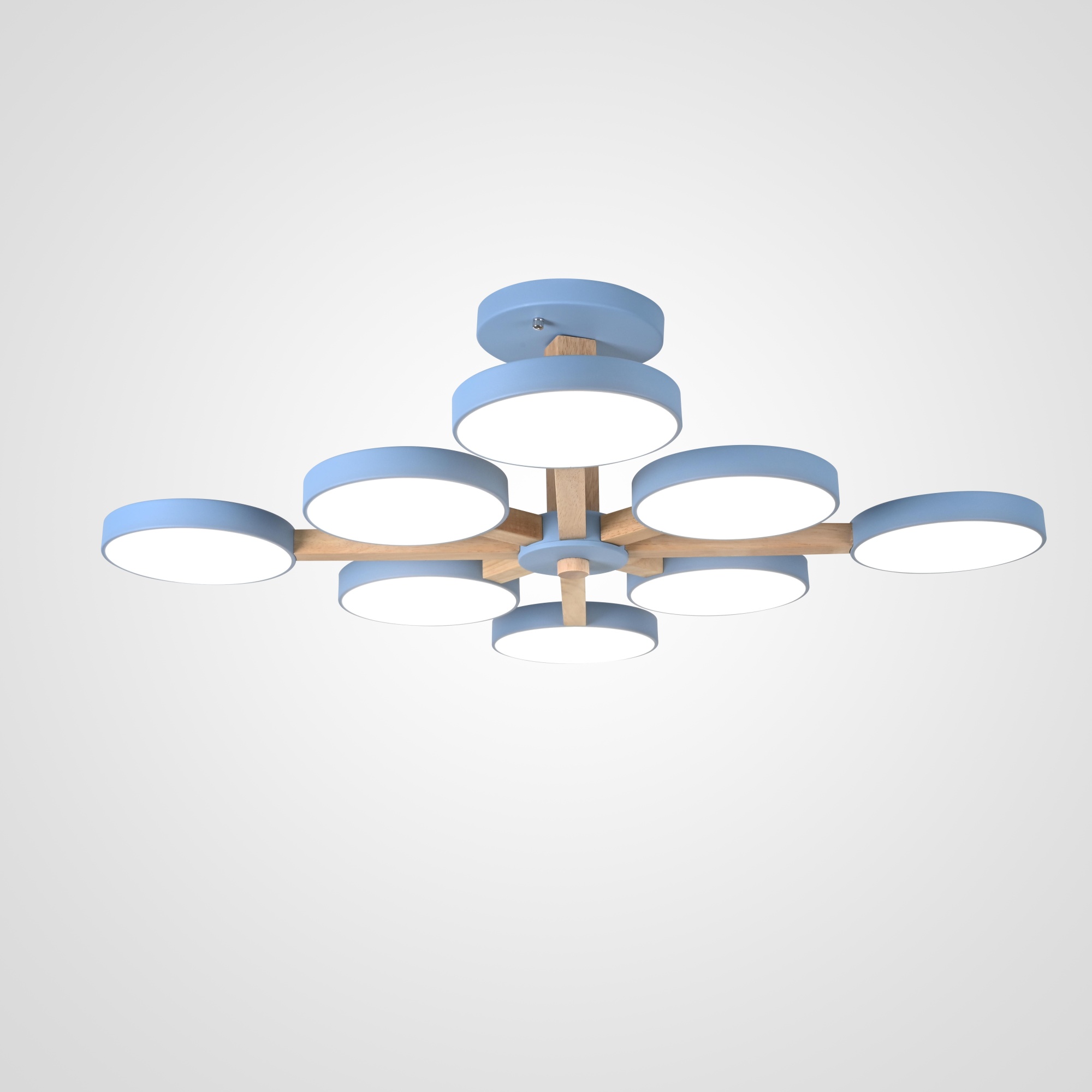 Потолочный светильник TURNA L8 Blue by ImperiumLoft