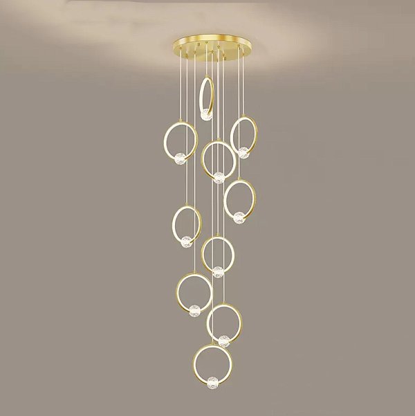 Подвесной светильник LUANA MORE L10 Brass by ImperiumLoft