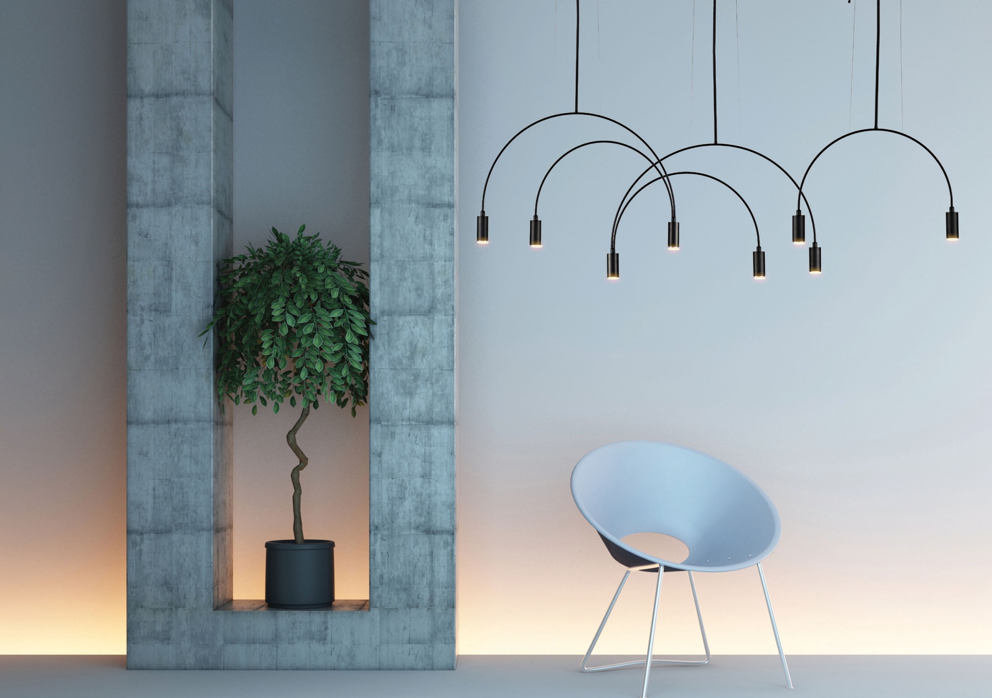 Подвесной светильник Donolux S111018/2Brass