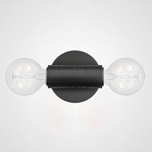 Бра Rh Utilitaire Inline Sconce Black By Imperiumloft