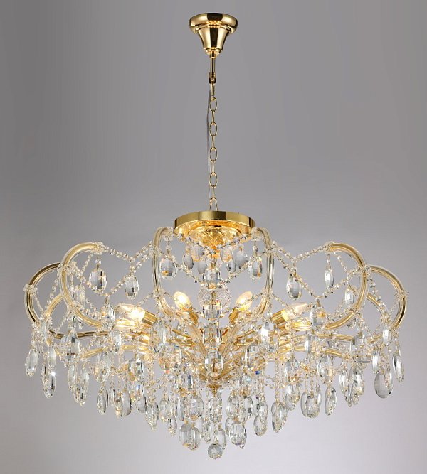 Люстра Crystal Lux HOLLYWOOD SP-PL10 GOLD D1000