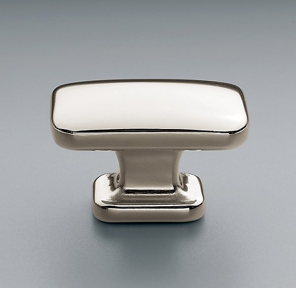 Ручка-кнопка Restoration Hardware Adeline L.3.8 Polished Nickel