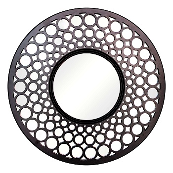 Зеркало BountyHome Round Black mv411-black