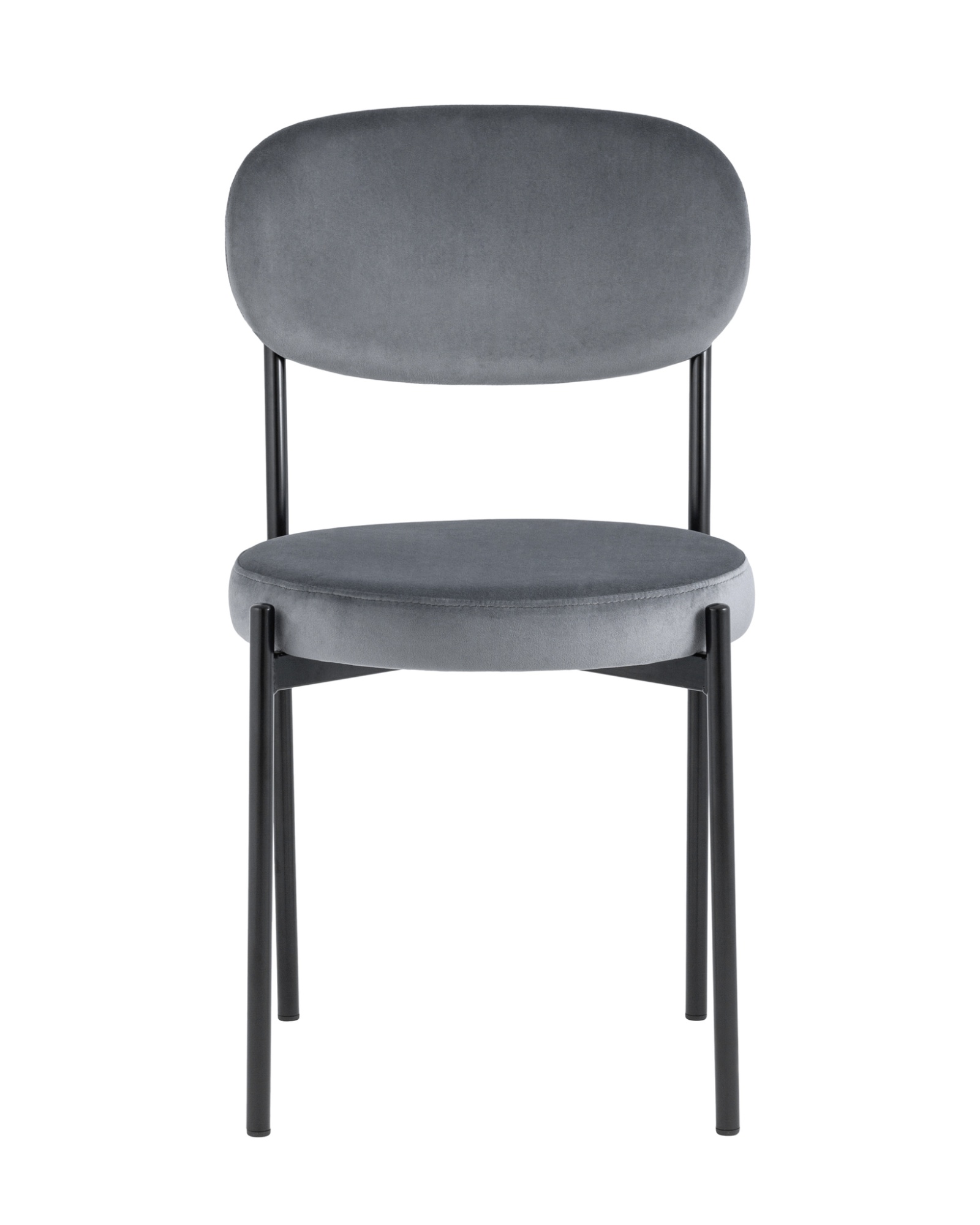 Стул Бриф велюр серый Stool Group