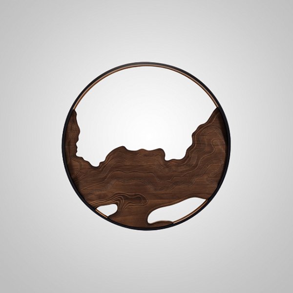 Настенный светильник ARNAR D61,5 Walnut by ImperiumLoft