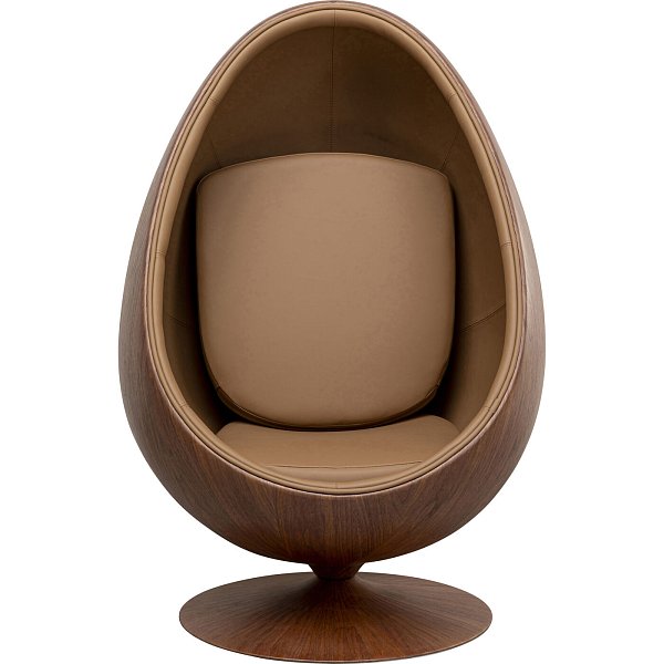 Кресло вращающееся Eye Ball Walnut KARE 70606