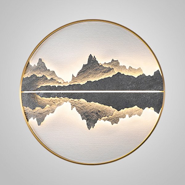Настенный светильник DAWN B B D120 Brass by ImperiumLoft