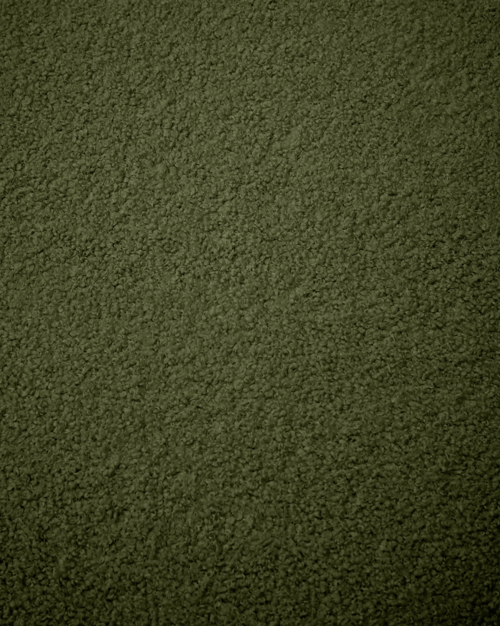 Чехол на пуф Kaeli из зеленого букле Ø 43 см La Forma (ex Julia Grup)