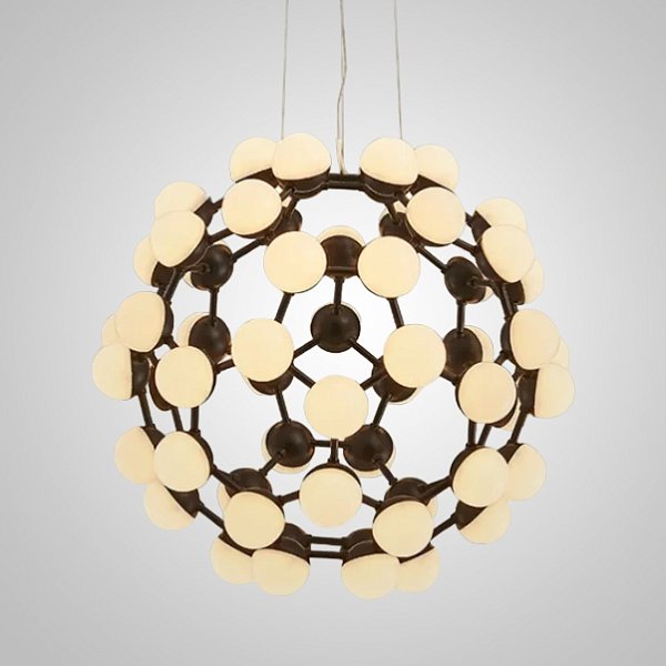 Подвесная люстра MESH D85 Black by ImperiumLoft