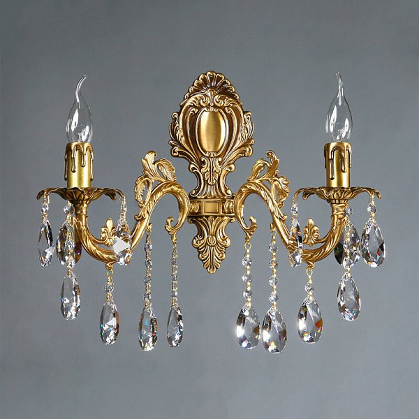 Бра AMBIENTE by BRIZZI 2118/2 AB Tear drop