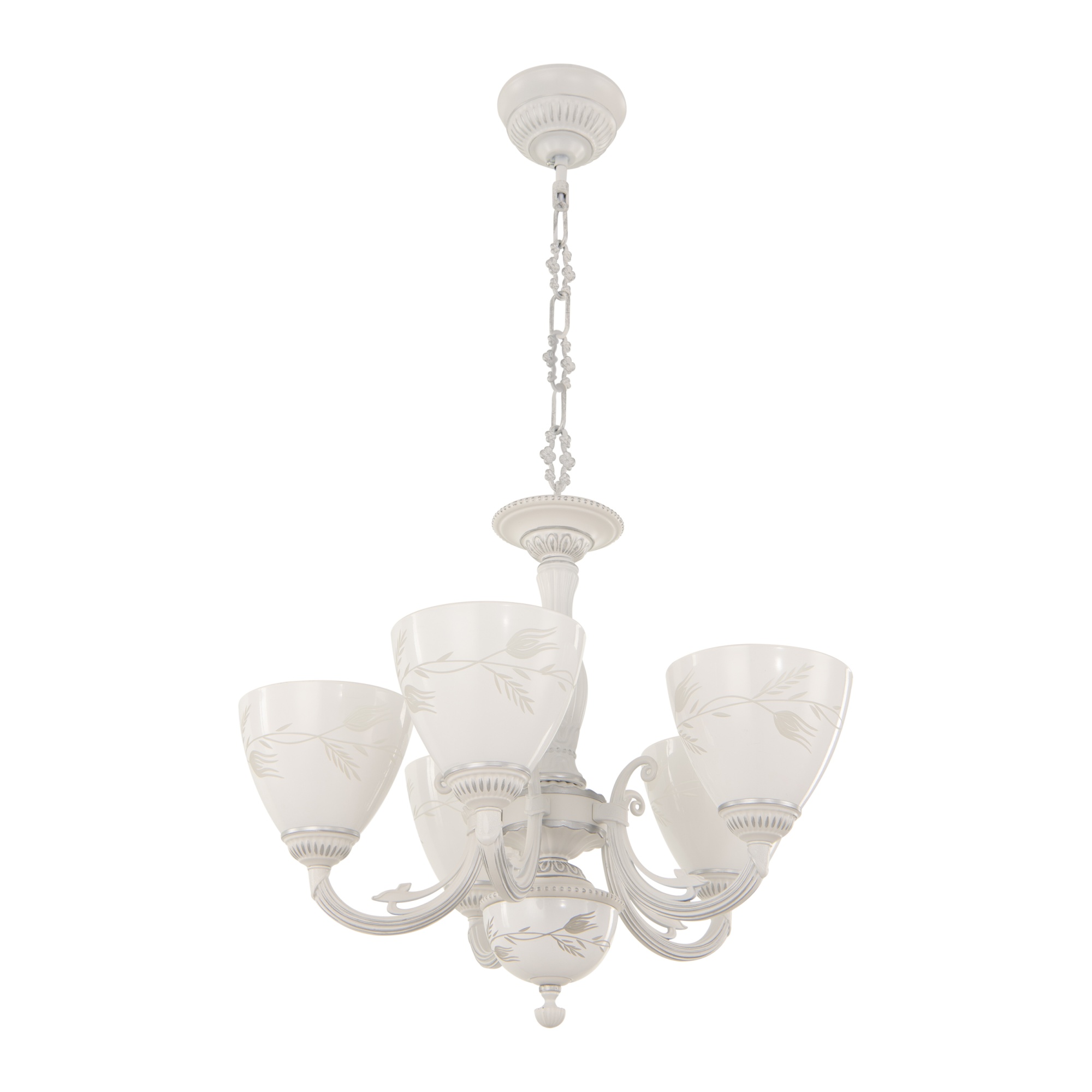 Люстра с плафонами 343659/5 WT+SL Arte Milano