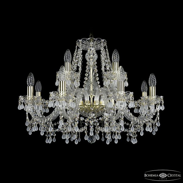 Люстра хрустальная 1410/8+4/240 G V0300 Bohemia Ivele Crystal