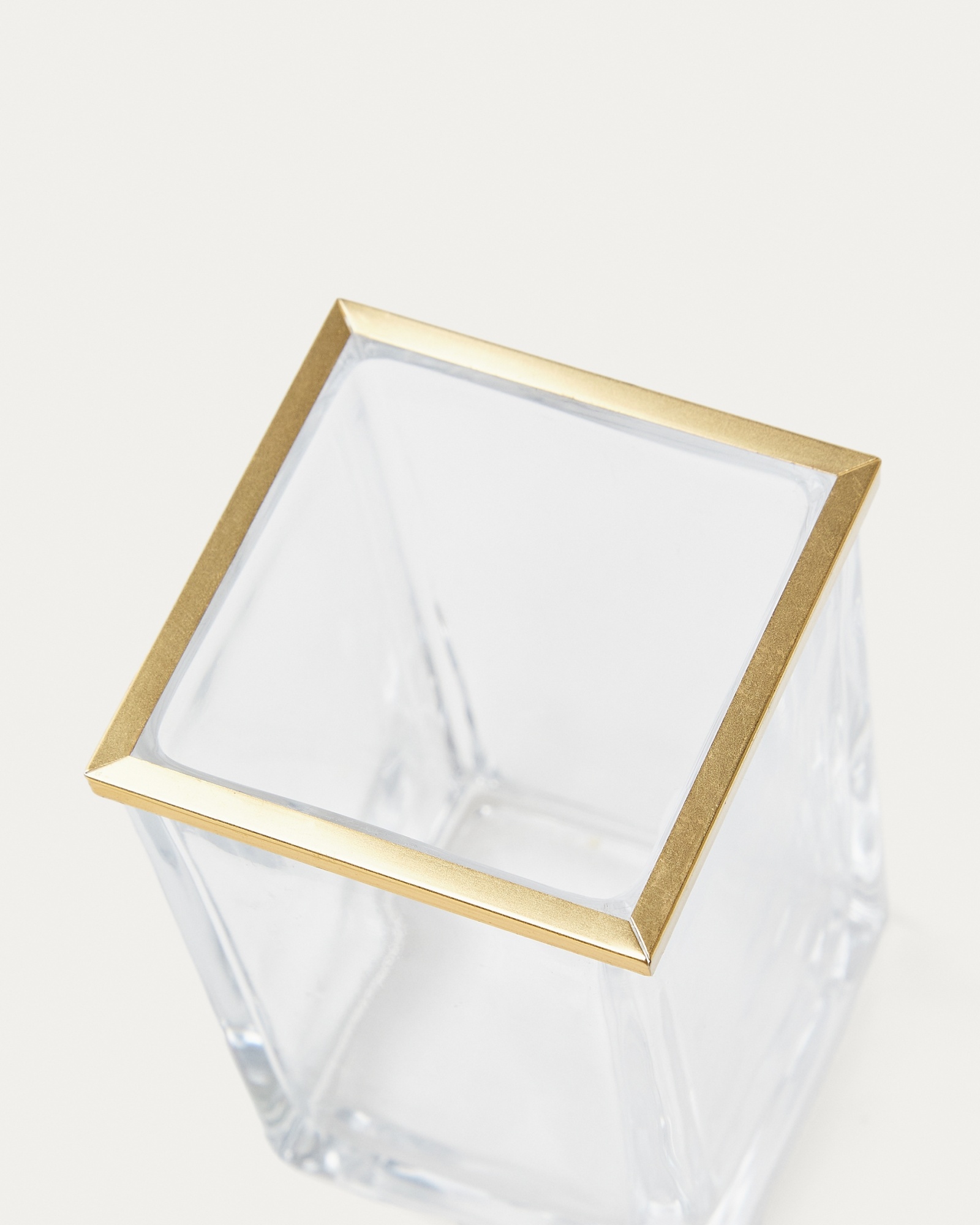 Soanet Держатель для зубных щеток из стекла и металла золотистый La Forma (ex Julia Grup)