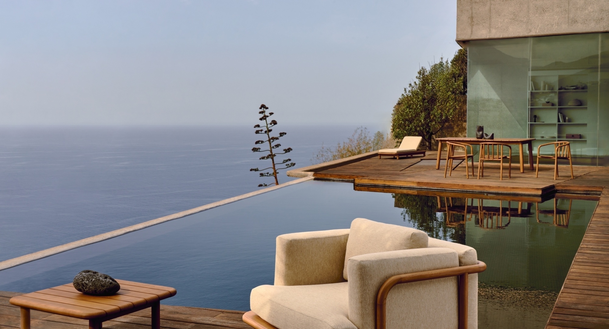 Ваза керамическая Sibel серая 26 см La Forma (ex Julia Grup)