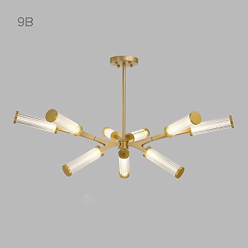 Подвесная люстра RAMOSE В9 Золото by ImperiumLoft