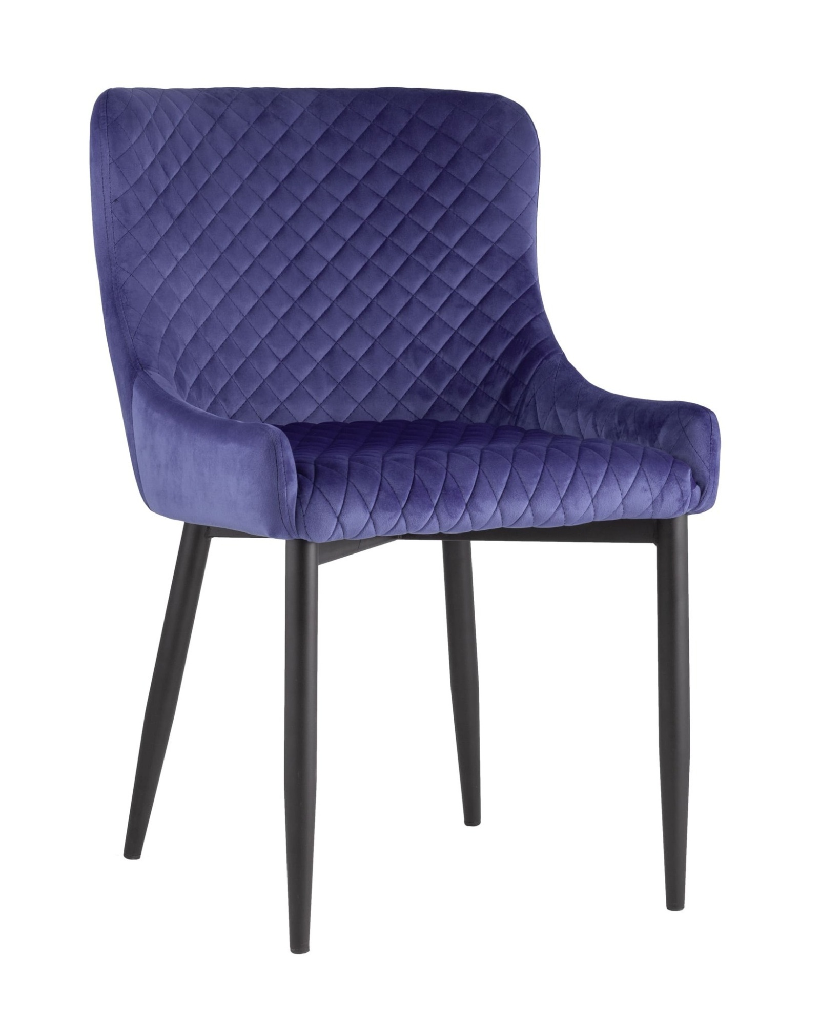 Стул Ститч велюр синий Stool Group