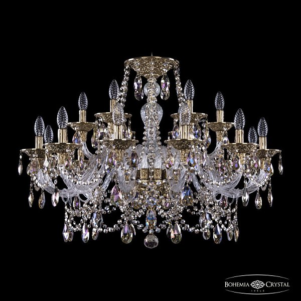 Подвесная люстра Bohemia Ivele Crystal 16111/12+6/300 G R801