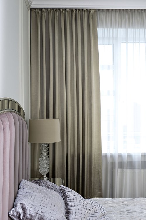 Портьера EUPHORIA 12 оливковый 275*260 Garda Decor 121GD-00016