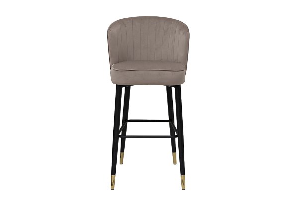 Стул барный велюровый бежевый Garda Decor 30C-309W-2 BG
