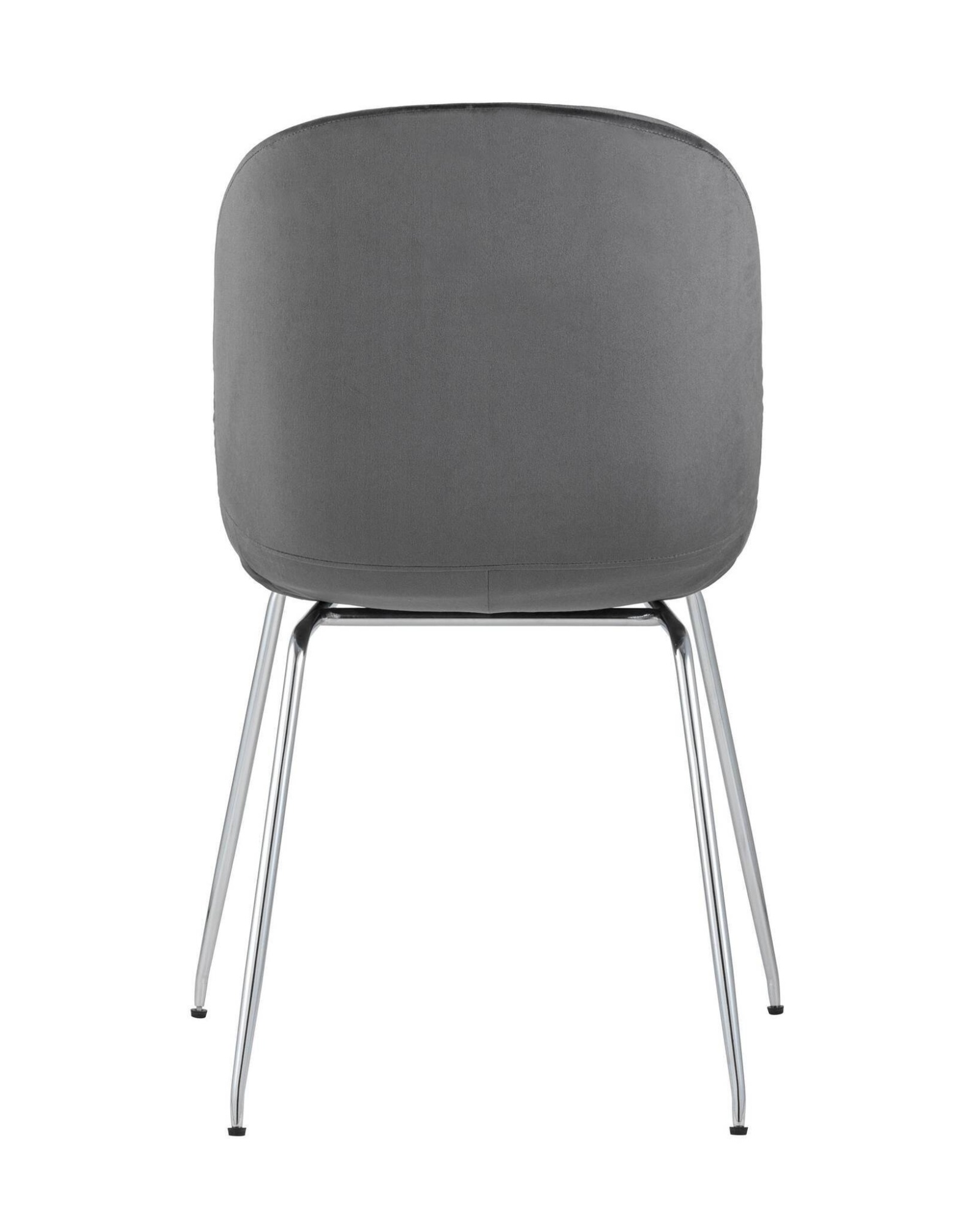 Стул Beetle серый хромированные ножки Stool Group