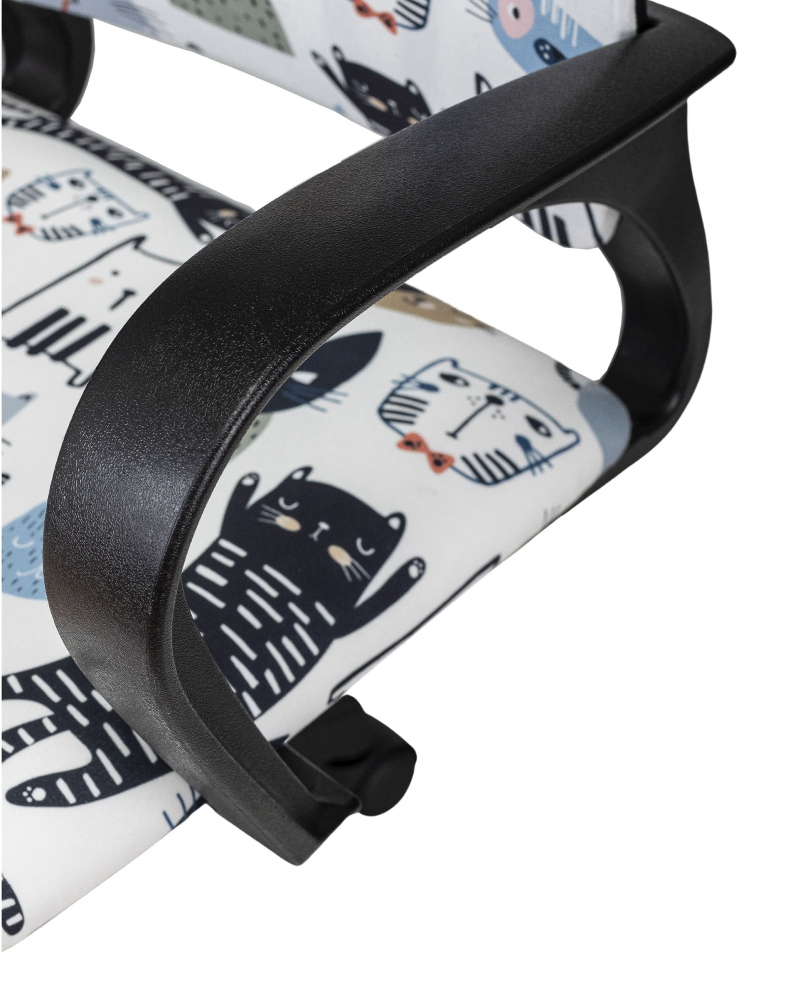 Кресло детское Бюрократ BUROKIDS 1 мультиколор коты крестовина пластик Stool Group